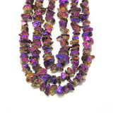 Titanium Quartz Rough Stones Chip Loose Beads Necklace Bracelet Bulk