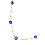 Titanium Resin Necklace Eye Beaded Pendants