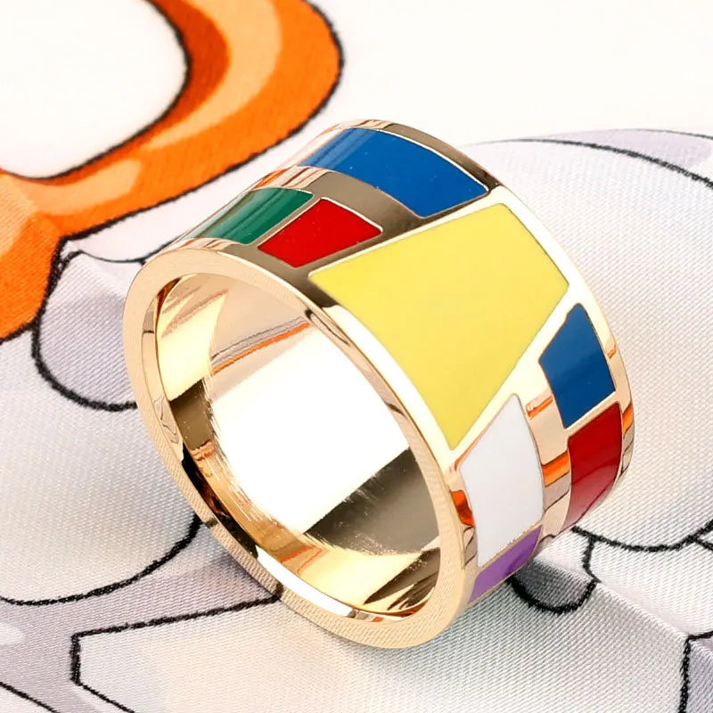 Enamel Colourful Brooch for Scarves Vintage Shawl Buckle for Women