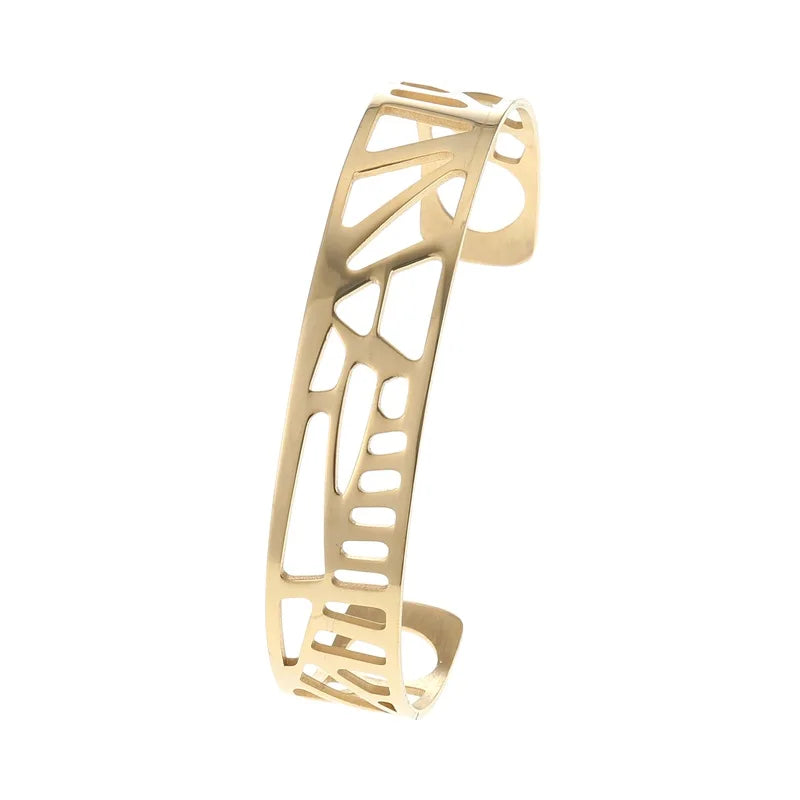 Woodpecker Shape Stainless Steel Cuff Bracelet