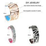 Woodpecker Shape Stainless Steel Cuff Bracelet