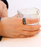 Titanium Stainless Steel Wedding Rings For Women CZ Jewelry