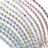 Titanium Steel Birthday Stone Crystal Bracelet Ladies