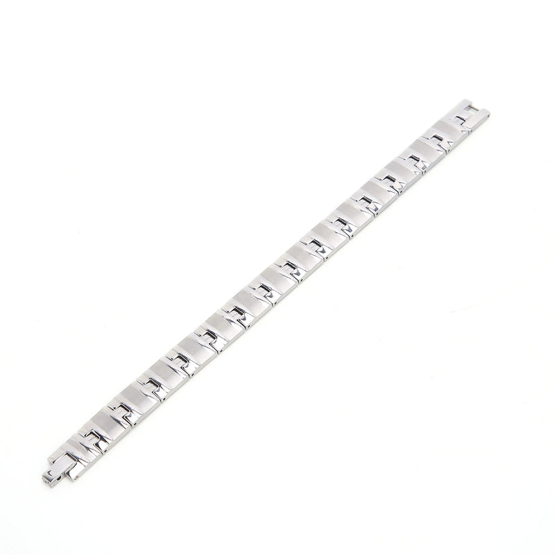 Titanium Steel Bracelet for Men Magnetic Therapy AntiFatigue