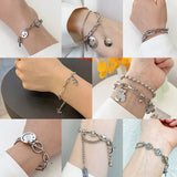Titanium Steel Bracelet Female Version Couple Small Jewelry