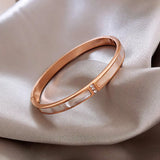 Titanium Steel Bracelet Exaggerated Shell Bracelet