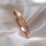 Titanium Steel Bracelet Exaggerated Shell Bracelet