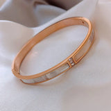 Titanium Steel Bracelet Exaggerated Shell Bracelet