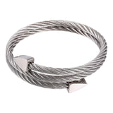 Stainless Steel Triangle Bracelet & Pearl Jewelry Set