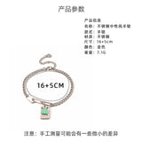 Demon Neutral Wind Bracelet Fadeless Casual Punk Stainless Steel Bracelet