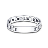 Titanium Steel Braided Magnet Energy Bracelet Bangle