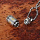 Buddhism Jewelry Six Words Rotatable Pendant Sanskrit Amulet Charms