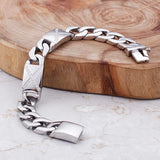 Titanium Steel Stone Bracelet Men's Bracelet