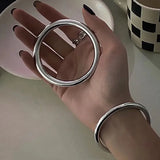 Titanium Steel Circular Bracelet European And American Style