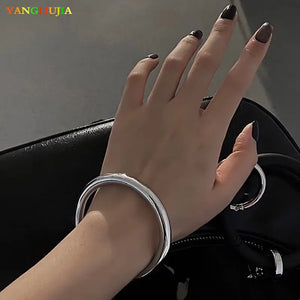 Titanium Steel Circular Bracelet European And American Style