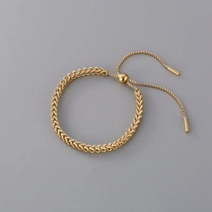 Titanium Steel Braided Keel Bracelet Women's Jewelry