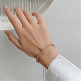Titanium Steel Braided Keel Bracelet Women's Jewelry