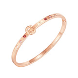 Titanium Steel Love Letter Bracelet 18k Clasp