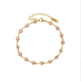 Pink Eyes Fish Beads Anklets for Women