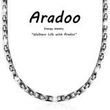 Titanium Steel Magnetic Necklace for Men Anti-Radiation Immunity Holiday Gift