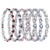 Heart-shaped Zircon Crystal Bracelet Magnetic Anti-fatigue