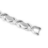 Titanium Steel Magnetic Therapy Bracelet Heart Shape Women Bracelet