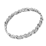 Titanium Steel Magnetic Therapy Bracelet Heart Shape Women Bracelet