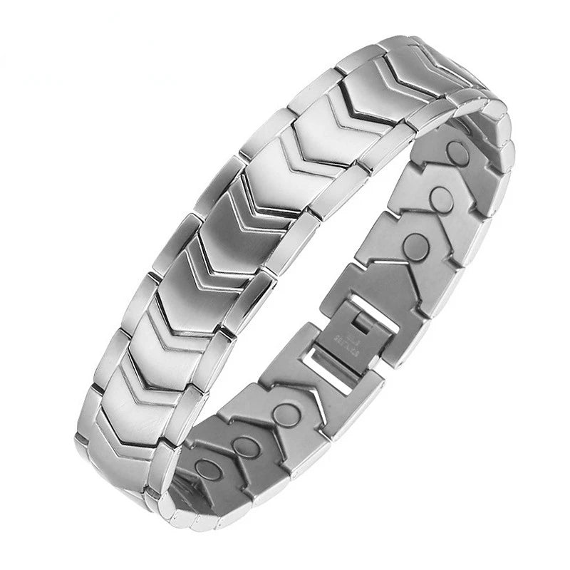 Magnetic Therapy Bracelet Titanium Steel Health Men's Bracelet