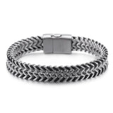 Men's Titanium Steel Overlord Chain Magnet Bracelet