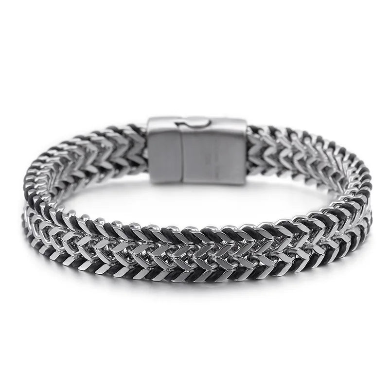 Men's Titanium Steel Overlord Chain Bracelet
