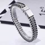 Men's Titanium Steel Overlord Chain Magnet Bracelet