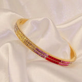 Colorful Stone Bracelet, Personalized Stainless Steel