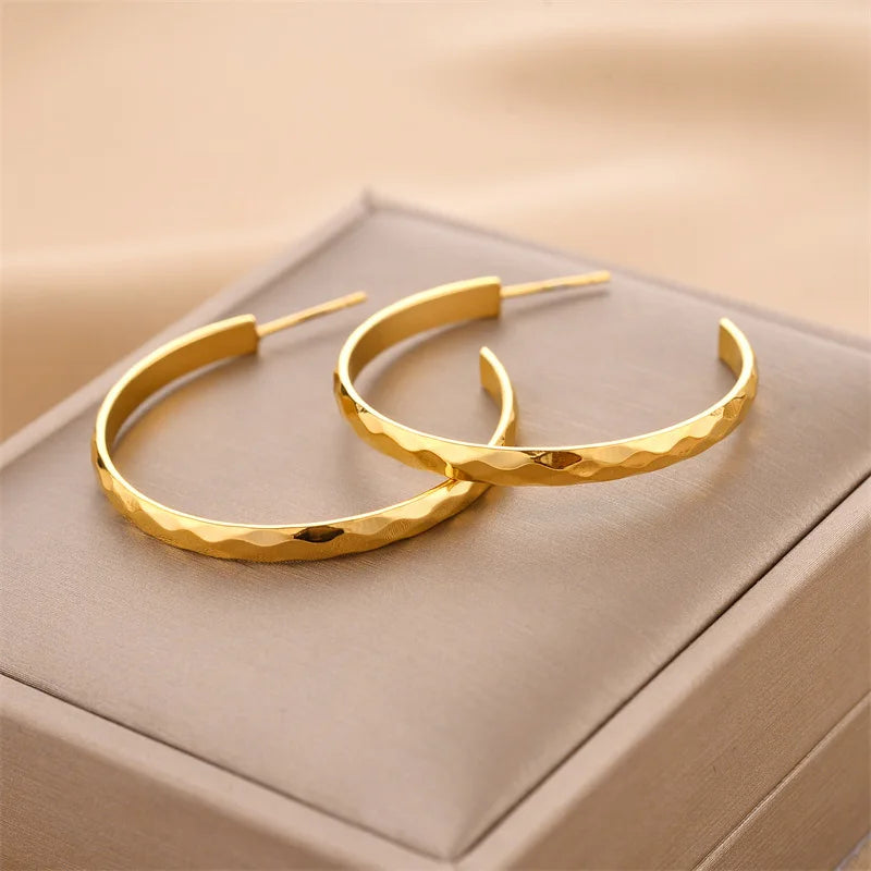 Titanium Steel No Loss Earrings Rose Stainless Steel Jewelry