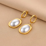Titanium Steel No Loss Earrings Rose Stainless Steel Jewelry