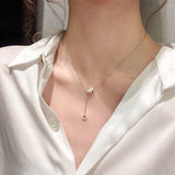 Titanium Steel No Fade Light Necklace Woman Tide Personality