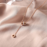 Titanium Steel No Fade Light Necklace Woman Tide Personality