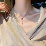 Titanium Steel No Fade Light Necklace Woman Tide Personality
