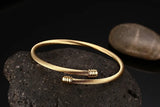 Titanium Steel Opening Ladies Bracelet Geometric Couple Jewelry