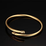 Titanium Steel Opening Ladies Bracelet Geometric Couple Jewelry
