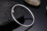 Titanium Steel Opening Ladies Bracelet Geometric Couple Jewelry