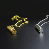 Titanium Steel Emergency Whistle Necklace for Survival