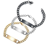 Titanium Steel Mens Bracelet with Charms for Jewelry Making