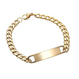 Titanium Steel Mens Bracelet with Charms for Jewelry Making