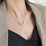 Cube Chain Pendant Necklace for Women, Wedding Party Gift