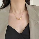 Cube Chain Pendant Necklace for Women, Wedding Party Gift