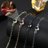 Titanium Steel Projection Bracelet Couples Jewelry For Girlfriend Birthday Gift