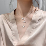 Titanium Steel Star Party Women's Pendant Necklace Female Choker Necklaces Jewel