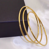 Titanium Steel Round Bracelet for Women Daily Jewelry