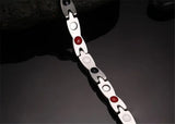 Titanium Magnetic Therapy Bangle Bracelet for Men Stainless Steel Pain Relief