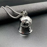 Punk Locomotive Angel Cupid Wing Bell Necklace